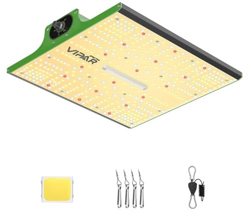 VIPARSPECTRA P600 Grow Lights for Indoor Plants, Full Spectrum LED Grow Light with Dimmer for Hydroponic Commercial Greenhouse Home Grow Tent Seedlings Vegetable Flower at 2x2ft Coverage