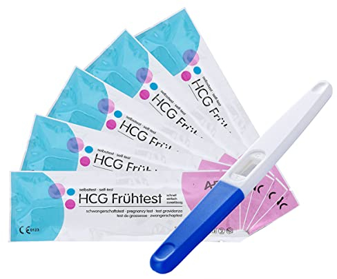 5 x Test di Gravidanza a metà raggio ultrasensibili I Test di Gravidanza precoce I Pregnancy Test I Risultati Accurati e Affidabili I Sensibilità 10 mIU/ml