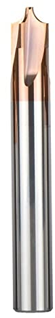 JUEJIANNFU Wjw-mühle, 1pc VHM-Fasenfräser 4-Schneiden-Fasen-Fräser Bit Eckenrundung R0.5 -R5.0 Entgratungswerkzeug (Size : ICT4F R4.0 H10)