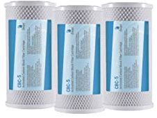 Bellerofonte Carbon Block CTO 5 5 microns Filtre à eau pour systèmes d'osmose inverse pour tasse de filtre standard