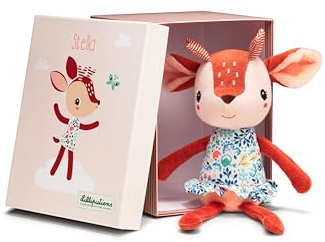 Lilliputiens - Plüsch Stella das REH für Kinder und Babys - Kuscheliger Begleiter, ideal für Trost, Freude und Fantasie - Mit illustriertem Geschenkkarton - Perfekt fürs Kinderzimmer - 83393