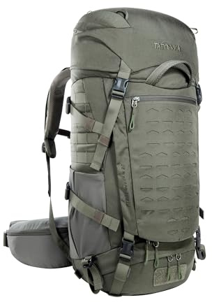 Tatonka Pyrox 40+10 Women BC - Bushcraft-Rucksack für Damen - Mit großer Frontöffnung, MOLLE-System, Bodenfach, Regenhülle und stufenlos einstellbarem Rückensystem - 50 Liter