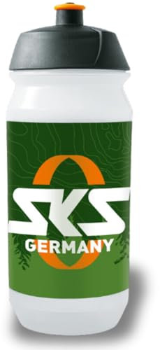 SKS GERMANY BIO BOTTLE SMALL 500 ml Trinkflasche (Umweltfreundlich aus Zuckerrohr, für alle gängigen Flaschenhalter, 100% recyclebar, Auslaufsicher, BPA-frei, abnehmbarer Deckel)