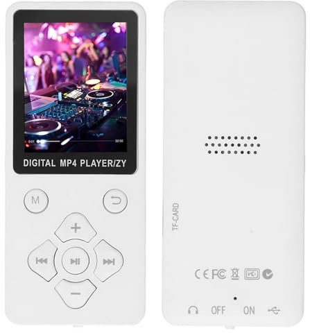 32GB MP3 Player MP4 Player, Portable MP3 Music Player with Bluetooth 5.0, 1.8 LCD Display, MP3 Player w Speaker Video Ebook Picture Recording, Lossless Sound MP3 MP4 Music