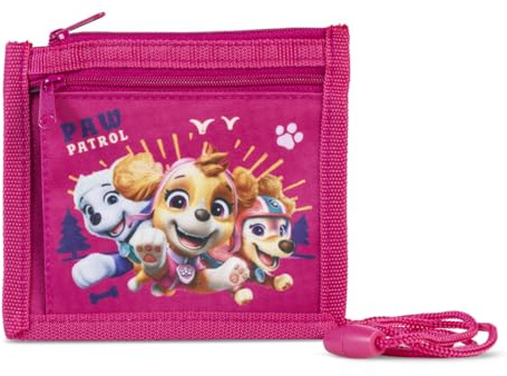 Noey & Lou PAW Patrol Brustbeutel Kinder Geldbörse Mädchen Jungen Geldbeutel mit Sichtfach (M1-M6 Rettungs Hunde, M1)