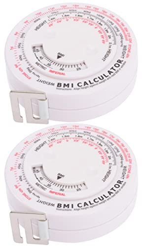 Mètre Ruban Rétractable Imc Rond 1,5m Blanc Lot de 2