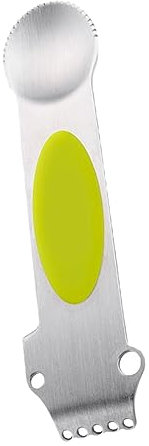 BEBEMOKO Rallador De Acero Inoxidable Para y Frutas Cítricas Utensilio De Cocina Multifuncional Para Pelar y Rallar Diseño Práctico y Color Amarillo