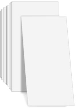 Rivestimento da parete autoadesivo, 10 adesivi per piastrelle, 60 x 30 cm, in PVC, pannelli da parete, impermeabili e resistenti all'olio, per cucina, bagno (bianco perla)