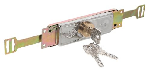 jojofuny Verrou à Bascule Pour Porte Intérieure Loquet Tubulaire à Mortaiser Verrou De Sécurité Pour Compatible Avec Différentes Portes De Verrouillage Fiable