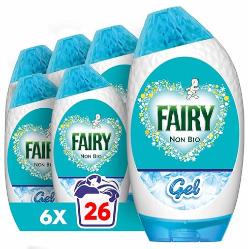 Fairy Non Bio Laundry Detergent Gel, 156 Washes (6 x 858 ml), Voted Number 1 For Sensitive Skin