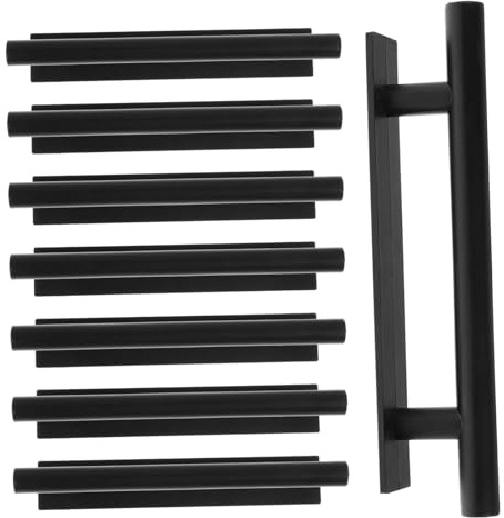 NUOBESTY 8pcs Self-Adhesive Window Handle Plastic Pull Handle for Sliding Door Cabinet Door No Drill Peel and Stick Window Display Suitable for Sliding Closet Easy Installation