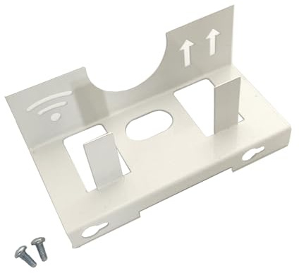 Schwebendes Wandregal für Komponenten, platzsparend, Metall-Router, Wandhalterung, Regalhalterung, Regale für Kabelboxen, WLAN-Router, Halterung, Aufbewahrungsbox