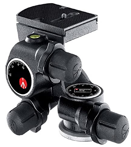 Manfrotto 410 Testa a Cremagliera per Fotografia, Alluminio