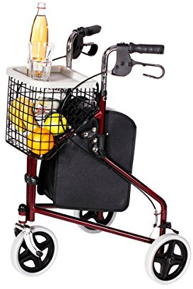 Drive Medical Rollator TriWalker, rot