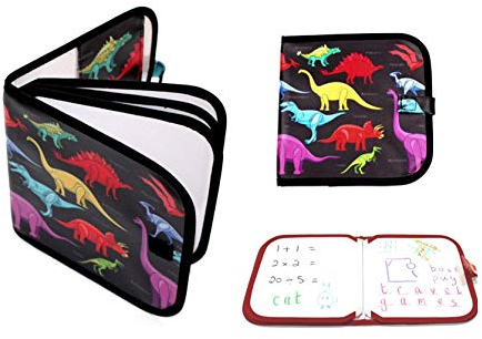 Kids Erasable Doodle Book set, reusable whiteboard drawing, preschool travel art toy, scribbler board for travel, restaurant, Double-Sided Drawing Writing Boards, Graffiti Whiteboard Drawing Board