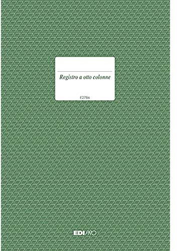 EDIPRO - E2786 - Registro 8 colonne 96 pagine f.to 31x24,5