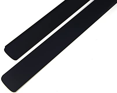 Endleiste Winkelleiste Seiteleiste Arbeitsplatte Küche Schwarz 38mm Aluminium (Links+Rechts 38mm OHNE SCHRAUBENLÖCHER)