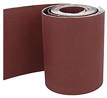 GOONSDS Rollo de tela de esmeril para rasgar a mano - para metal, papel de lija de vidrio, automotriz y carpintería Ancho 10 cm,40 Grit 1 meter