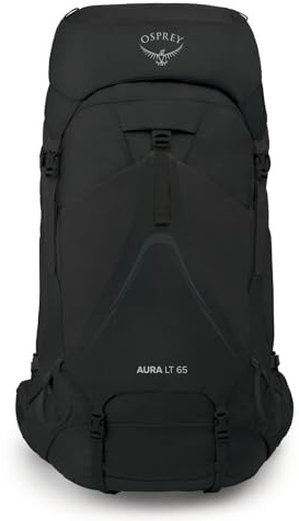 Osprey Aura AG LT 65 Womens Backpacking Backpack Black WXS/S