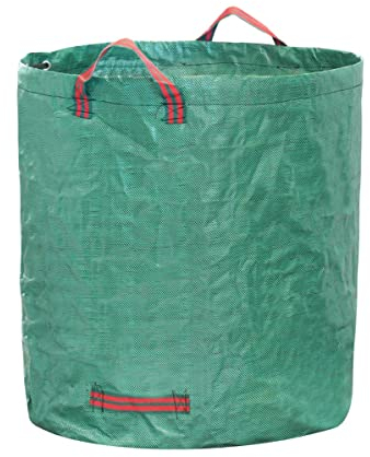 STI Sacco 400Lt Giardinaggio Rifiuti Giardino Professionale Antistrappo con Manici Ripiegabile