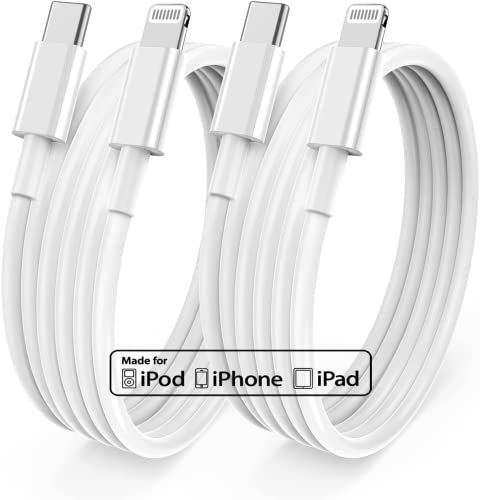 Cavo iPhone USB C a Lightning 1M, 2pac Apple MFi certificato 20W PD Tipo C Cavo iPhone Originale Apple Rapida per iPhone 14 13 12 11 Pro Max Mini SE 2020 XR XS X 8 8 Plus 7 6s iPad