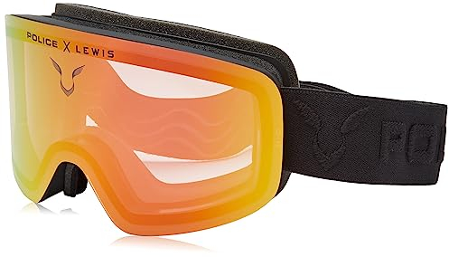 Police Unisex 142 Sunglasses, Rubberized Black, 53