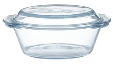 MASON CASH Classic Collection Round Casserole Dish with Lid, 1 Litre