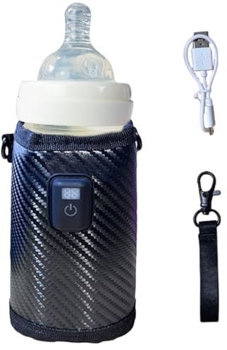 Manicotto scaldabiberon, borsa termica portatile per biberon, mantiene il calore del latte, manicotto riscaldante con riscaldamento automatico, contenitore termico per biberon, per interni ed esterni,