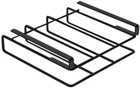 Chopping Board Holder - Under Cabinet Chopping Board Stand, Multifunctional Under Cabinet Chopping Board Holder | Multipurpose Chopping Board Organizer with Hooks, Chopping Board Stand Hanger for