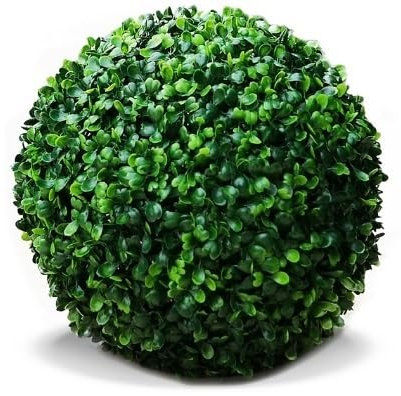 WJLYDM Kunstblumen & -Pflanzen Grüner Grasball, künstliche Pflanze, Grasball, Kunststoff, Buchsbaumball, Eukalyptusball, Hochzeit, Party, Outdoor-Dekoration, Bonsai FüR Home and Yard Dekoration(50cm)