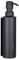PLUSSEN Dispensador de jabón de 250 ml, de acero inoxidable, vacío, para jabón y loción, para fregadero de baño y cocina (15-negro)