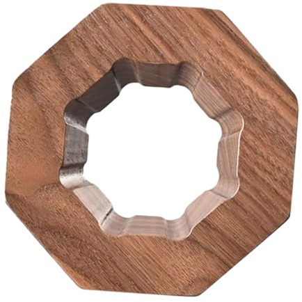 Sharplace Origami Filter Cup Rack Walnut Wooden Tray Innovative Portable Lightweight Coffee Dripper Shelf Coffee Filter Rack for Office