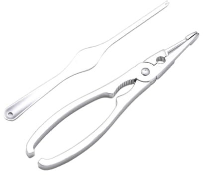 COLLBATH Ensemble De Fruits De Mer 1 Ensemble De Petites Pinces en Alliage De Zinc pour Casser Le Crabe Homard Crevettes Appareil De Décorticage Gadget De Cuisine