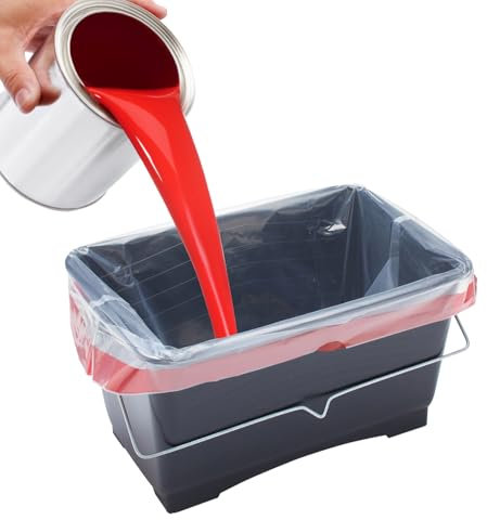 ProDec 10 pcs 10 litre Recycled Plastic Scuttle Liners for Quick, Mess Free, Water Free Paint Colour Changes, No Hassle Easy Clean Up, Avoids Washing Paint Down Sinks, Compatible Scuttles