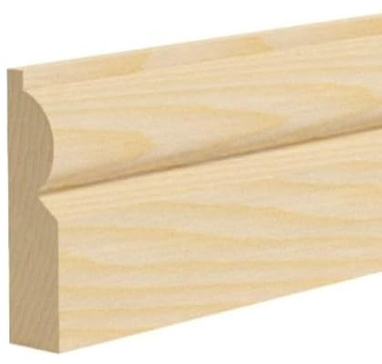 Torus Pine Door Architrave Set 70mm (2 x 2.1m x 1 x 1m)