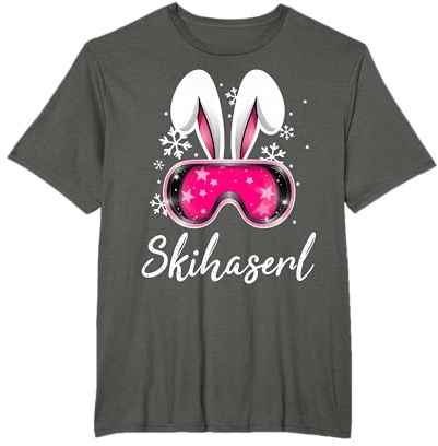 SKIHASERL - APRÉS SKI HASE X Lustige Skihase Hasen Zeichnung T-Shirt