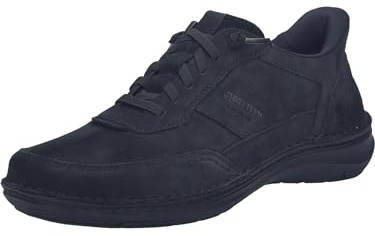 Josef Seibel New.Anvers.21 - Zapatos de negocios para hombre, ancho K (extra ancho, plantilla intercambiable), Negro , 41 EU Weit