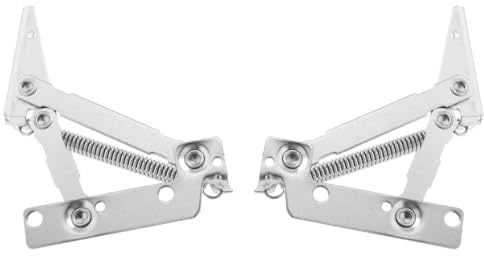 Angoily Home Sofa Hinge Sofa Joint Hinges Scissors Hinge for Cabinet Door Cupboard Door and Smooth Spring Operation 1 Pair 4.72 X 5.12 X 0.98 in
