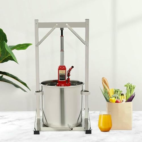 Pressa idraulica per frutta e vino, per estrazione succhi, ideale per bacche, verdure e bevande fatte in casa