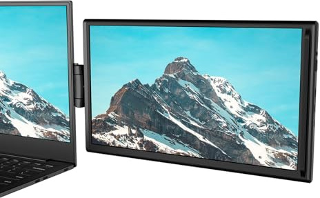 Écran Secondaire pour Ordinateur Portable Accessoires Informatiques FHD IPS | Extension de Moniteur pour Portable Pour Le Travail De Bureau À Domicile Et Des Petites Entreprises