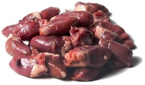 SiarFrozen™ - Frozen Chicken Hearts 2kg – 100% Natural Raw Dog Food – High Protein – BARF Diet – Single Protein