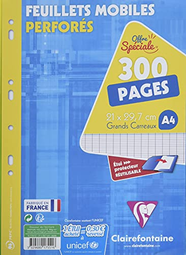 Clairefontaine 17551C Ringbucheinlagen A4 Weiß