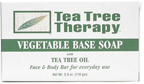 Tea Tree Therapy Vegetable Base Soap with Tea Tree Oil - 3.9 oz - Pack of 9