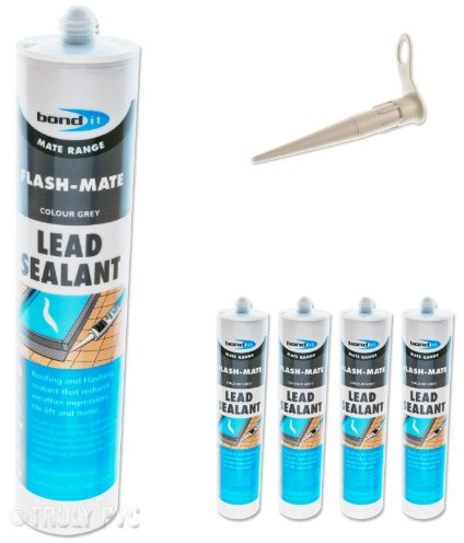 Bond-It BDLEAD Flash-Mate Lead Sealant (4 Pack) - Grey