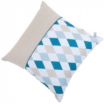 Little Dutch 5198 Kissen Mint-beige Motiv: Rauten
