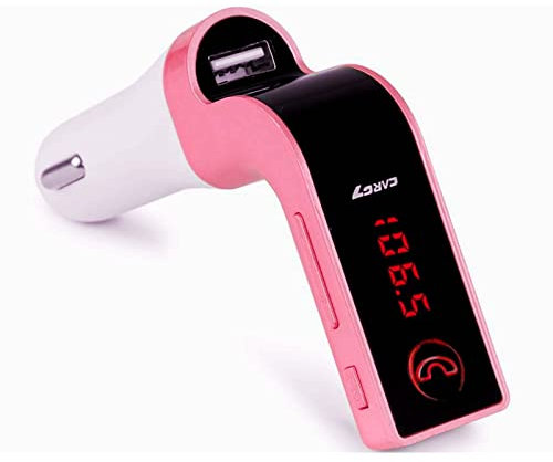 Bluetooth FM Transmitter for car,TIANSHILI handsfree Bluetooth Receiver Car Kit with Mic/TF Card/USB Drive/AUX Play for iPhone,iPad and Other Android Phones