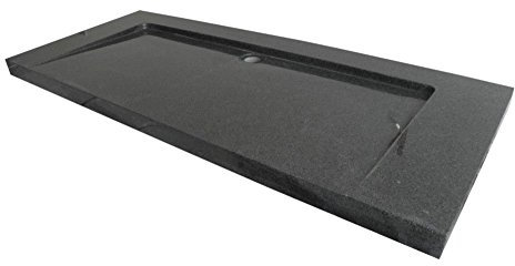 Waschbecken aus Naturstein, Granit, Model Bern 100 anthrazit