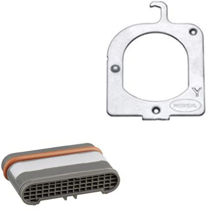Neoperl Belüfter-Filter, rechteckiger Strahlregler 24 x 6 mm, mit Schlüssel