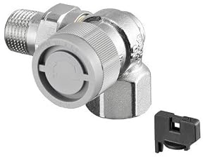 Oventrop OV Dynamsiches Thermostatventil QV, DN15, Winkeleck rechts