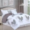 Imperial Rooms King Size Duvet Cover Sets Soft Printed Bedding Set Brushed Microfiber Duvet Covers with Pillowcases (Leaf 230x220 CM)